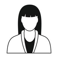 Spa massage therapist icon vector