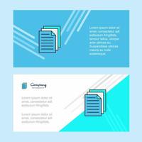 Document abstract corporate business banner template horizontal advertising business banner vector