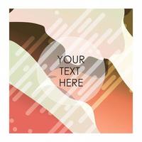 Colorful background with typography vector