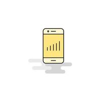 vector de icono de teléfono inteligente plano