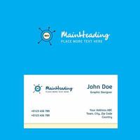 Seo logo Design with business card template Elegant corporate identity Vector