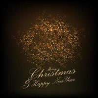 Merry Christmas and Happy new Year Abstract Glitter background vector