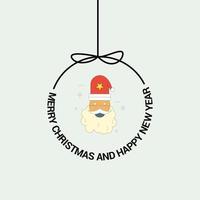 Merry Christmas Beautiful Card Background vector