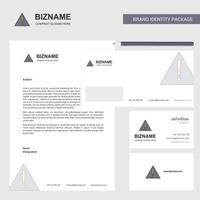 Error Business Letterhead Envelope and visiting Card Design vector template