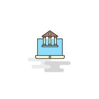 Flat Real estate website Icon Vector