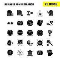 Business Concepts Solid Glyph Icons Set For Infographics Mobile UXUI Kit And Print Design Include Monitor Document Computer Cloud Globe Internet Global Map Collection Modern Infographic Log vector