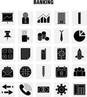 Banking Solid Glyph Icon for Web Print and Mobile UXUI Kit Such as Mobile Setting Mobile Setting Gear Projector Screen Display Pictogram Pack Vector