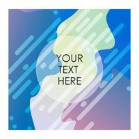 Colorful background with typography vector