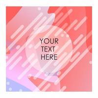 Colorful background with typography design vector