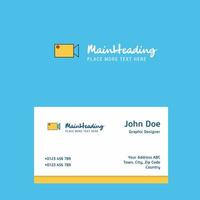 Camcoder logo Design with business card template Elegant corporate identity Vector