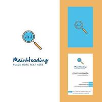 Search Creative Logo and business card vertical Design Vector