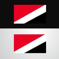 Principality of Sealand Flag banner design vector