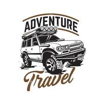 Offroad Vehicle in vector illustration, perfect for Offroad event, Club logo and Tshirt design