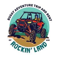 logotipo de ilustración de vector de aventura de carreras de buggy y utv, perfecto para recorridos y logotipo de evento de carreras también diseño de camiseta