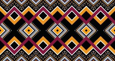 Abstract ethnic geometric seamless pattern vector. African Arab American Aztec motif pattern. vector elements designed for background, wallpaper, print, wrapping,tile, fabric patern. vector pattern.