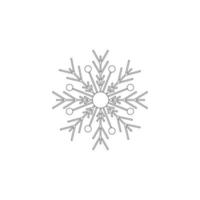 vector de ilustración de icono de copos de nieve