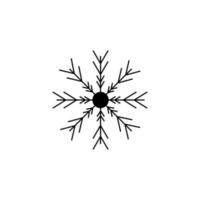 snow flakes icon illustration vector