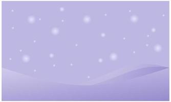 Purple pastel background for winter events with snow elements vector