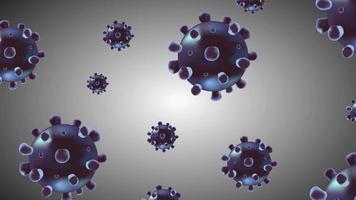 keimzellen, die in einem dimensionenviruszellenkonzept fließen, krankheitsausbruch, aids, hepatitisviren. video