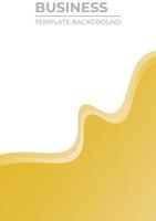 abstract gold wave business template background white background. Can be used for banners, covers and headers. vector