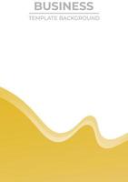 abstract gold wave business template background white background. Can be used for banners, covers and headers. vector