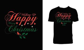 diseño de camiseta de navidad vector