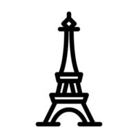 diseño de icono eiffel vector