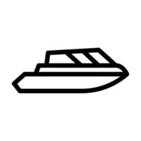 Yacht Icon Design vector