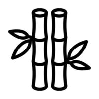 Bamboo Icon Design vector