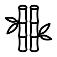 Bamboo Icon Design vector