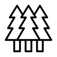 Pine Tree Icon Design vector