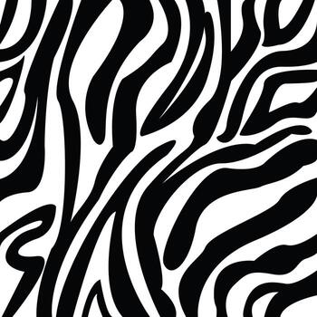 Zebra Seamless Pattern vector