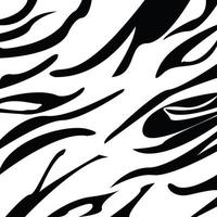 Zebra Seamless Pattern vector