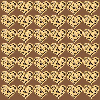 patrón sin costuras de leopardo vector