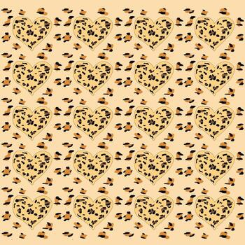patrón sin costuras de leopardo vector