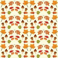 Fall Seamless Pattern vector