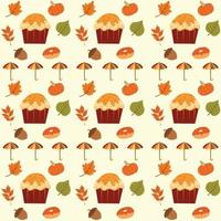 Fall Seamless Pattern vector