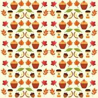 Fall Seamless Pattern vector