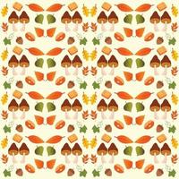 Fall Seamless Pattern vector