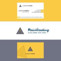 Beautiful Error Logo and business card vertical Design Vector