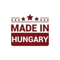 Hungary stamp design vector