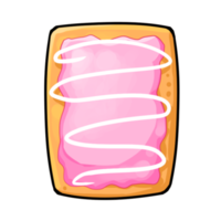 tostadora pasteles rosa noface desayuno