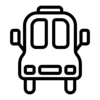 Bus ine icon on white background vector