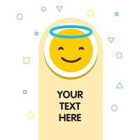 Emoji icon design vector