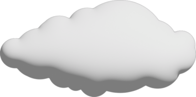 icono de recorte de nube blanca png