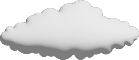 White cloud Crop-out Icon png