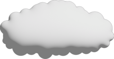 White cloud Crop-out Icon png