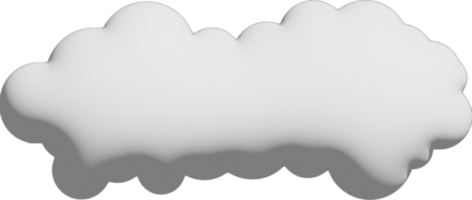 icono de recorte de nube blanca png