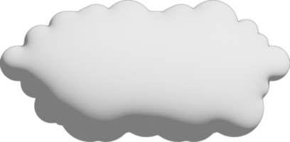 Symbol zum Ausschneiden der weißen Wolke png