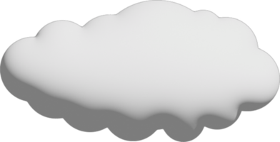 White cloud Crop-out Icon png